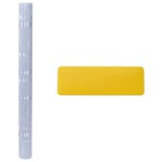 vidaXl Folie fereastră, 4 buc., mată, model bambus, PVC