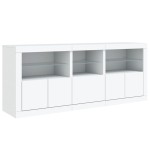 vidaXL Dulap cu lumini LED, alb, 162x37x67 cm vidaXL Dulap cu lumini LED, alb, 162x37x67 cm