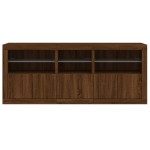 vidaXL Dulap cu lumini LED, stejar maro, 162x37x67 cm vidaXL Dulap cu lumini LED, stejar maro, 162x37x67 cm