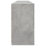 vidaXL Dulap cu lumini LED, gri beton, 181,5x37x67 cm vidaXL Dulap cu lumini LED, gri beton, 181,5x37x67 cm