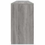 vidaXL Servantă cu lumini LED, gri sonoma, 181,5x37x67 cm vidaXL Servantă cu lumini LED, gri sonoma, 181,5x37x67 cm