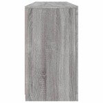vidaXL Servantă cu lumini LED, gri sonoma, 163x37x67 cm vidaXL Servantă cu lumini LED, gri sonoma, 163x37x67 cm