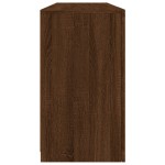 vidaXL Servantă cu lumini LED, stejar maro, 163x37x67 cm vidaXL Servantă cu lumini LED, stejar maro, 163x37x67 cm
