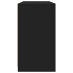 vidaXL Servantă cu lumini LED, negru, 123x37x67 cm vidaXL Servantă cu lumini LED, negru, 123x37x67 cm