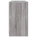 vidaXL Servantă cu lumini LED, gri sonoma, 123x37x67 cm vidaXL Servantă cu lumini LED, gri sonoma, 123x37x67 cm
