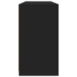 vidaXL Servantă cu lumini LED, negru, 142,5x37x67 cm vidaXL Servantă cu lumini LED, negru, 142,5x37x67 cm