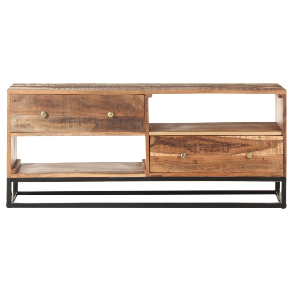 vidaXL Comodă TV, 120x30x50 cm, lemn de acacia nefinisat