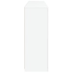 vidaXL Servantă cu lumini LED, alb, 162x37x100 cm