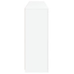 vidaXL Servantă cu lumini LED, alb, 181,5x37x100 cm vidaXL Servantă cu lumini LED, alb, 181,5x37x100 cm