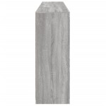 vidaXL Servantă cu lumini LED, gri sonoma, 181,5x37x100 cm vidaXL Servantă cu lumini LED, gri sonoma, 181,5x37x100 cm