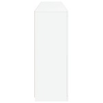 vidaXL Servantă cu lumini LED, alb, 181,5x37x100 cm vidaXL Servantă cu lumini LED, alb, 181,5x37x100 cm