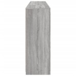 vidaXL Servantă cu lumini LED, gri sonoma, 181,5x37x100 cm vidaXL Servantă cu lumini LED, gri sonoma, 181,5x37x100 cm