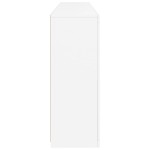 vidaXL Servantă cu lumini LED, alb, 202x37x100 cm vidaXL Servantă cu lumini LED, alb, 202x37x100 cm