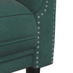 vidaXL Set de canapele, 3 piese, verde închis, catifea vidaXL Set de canapele, 3 piese, verde închis, catifea