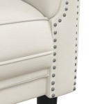 vidaXL Set de canapele, 3 piese, crem, catifea vidaXL Set de canapele, 3 piese, crem, catifea