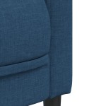 vidaXL Set canapele, 2 piese, albastru, material textil
