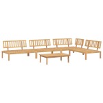 vidaXL Set canapea grădină din paleți, 5 piese, lemn masiv de acacia vidaXL Set canapea grădină din paleți, 5 piese, lemn masiv de acacia