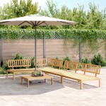 vidaXL Set canapea grădină din paleți, 5 piese, lemn masiv de acacia vidaXL Set canapea grădină din paleți, 5 piese, lemn masiv de acacia