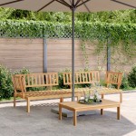 vidaXL Set canapele de colț paleți de grădină 2 buc. lemn masiv acacia vidaXL Set canapele de colț paleți de grădină 2 buc. lemn masiv acacia