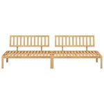 vidaXL Set canapele mijloc paleți de grădină 2 buc. lemn masiv acacia vidaXL Set canapele mijloc paleți de grădină 2 buc. lemn masiv acacia