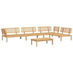 vidaXL Set canapea grădină din paleți, 5 piese, lemn masiv de acacia vidaXL Set canapea grădină din paleți, 5 piese, lemn masiv de acacia
