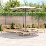 vidaXL Set canapea grădină din paleți, 5 piese, lemn masiv de acacia vidaXL Set canapea grădină din paleți, 5 piese, lemn masiv de acacia