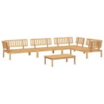 vidaXL Set canapea grădină din paleți, 5 piese, lemn masiv de acacia vidaXL Set canapea grădină din paleți, 5 piese, lemn masiv de acacia