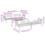 vidaXL Set canapea grădină din paleți, 5 piese, lemn masiv de acacia vidaXL Set canapea grădină din paleți, 5 piese, lemn masiv de acacia