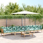 vidaXL Set canapele de grădină cu perne din paleți 5 piese lemn acacia vidaXL Set canapele de grădină cu perne din paleți 5 piese lemn acacia