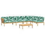vidaXL Set canapele de grădină cu perne din paleți 5 piese lemn acacia vidaXL Set canapele de grădină cu perne din paleți 5 piese lemn acacia