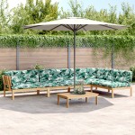 vidaXL Set canapele de grădină cu perne din paleți 5 piese lemn acacia vidaXL Set canapele de grădină cu perne din paleți 5 piese lemn acacia