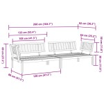 vidaXL Set canapele de colț paleți de grădină 2 buc. lemn masiv acacia vidaXL Set canapele de colț paleți de grădină 2 buc. lemn masiv acacia