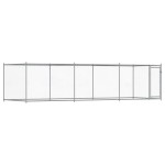 vidaXL Cușcă pentru câini cu ușă, gri, 6x2x1,5 m, oțel galvanizat vidaXL Cușcă pentru câini cu ușă, gri, 6x2x1,5 m, oțel galvanizat