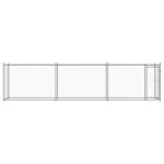 vidaXL Cușcă pentru câini cu ușă, gri, 6x2x1,5 m, oțel galvanizat vidaXL Cușcă pentru câini cu ușă, gri, 6x2x1,5 m, oțel galvanizat