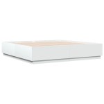 vidaXL Cadru de pat alb 180x200 cm din lemn prelucrat