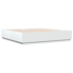 vidaXL Cadru de pat alb 180x200 cm din lemn prelucrat