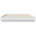 vidaXL Cadru de pat cu lumini LED, alb, 140x200 cm vidaXL Cadru de pat cu lumini LED, alb, 140x200 cm