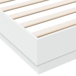 vidaXL Cadru de pat alb 180x200 cm din lemn prelucrat vidaXL Cadru de pat alb 180x200 cm din lemn prelucrat
