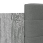 vidaXL Cadru de pat cu tăblie, gri sonoma, 140x200 cm, lemn prelucrat vidaXL Cadru de pat cu tăblie, gri sonoma, 140x200 cm, lemn prelucrat