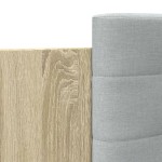 vidaXL Cadru de pat cu tăblie stejar sonoma 100x200 cm lemn prelucrat