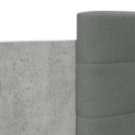 vidaXL Cadru de pat cu tăblie gri beton 100x200 cm lemn prelucrat vidaXL Cadru de pat cu tăblie gri beton 100x200 cm lemn prelucrat