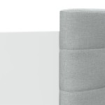vidaXL Cadru de pat cu tăblie, alb, 135x190 cm, lemn prelucrat vidaXL Cadru de pat cu tăblie, alb, 135x190 cm, lemn prelucrat