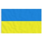 vidaXL Steag Ucraina cu stâlp din aluminiu, 6,23 m vidaXL Steag Ucraina cu stâlp din aluminiu, 6,23 m