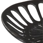 vidaXL Scaun de bar, negru, fontă vidaXL Scaun de bar, negru, fontă