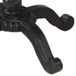 vidaXL Scaun de bar, negru, fontă vidaXL Scaun de bar, negru, fontă