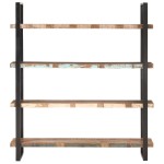 vidaXL Bibliotecă cu 4 rafturi, 160 x 40 x 180 cm, lemn masiv reciclat vidaXL Bibliotecă cu 4 rafturi, 160 x 40 x 180 cm, lemn masiv reciclat