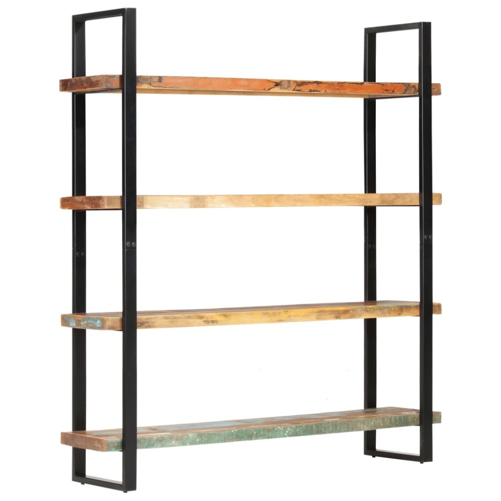 vidaXL Bibliotecă cu 4 rafturi, 160 x 40 x 180 cm, lemn masiv reciclat