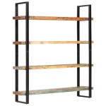 vidaXL Bibliotecă cu 4 rafturi, 160 x 40 x 180 cm, lemn masiv reciclat vidaXL Bibliotecă cu 4 rafturi, 160 x 40 x 180 cm, lemn masiv reciclat