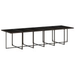 vidaXL Set mobilier de grădină, 13 piese, maro, cu perne, poliratan