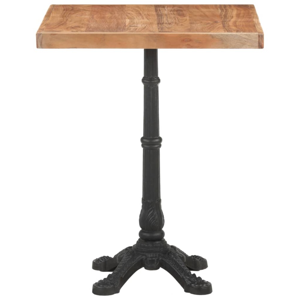 vidaXL Masă de bistro, 60 x 60 x 76 cm, lemn masiv de acacia